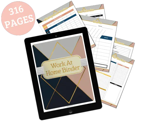 Working from Home and Life Planner - Clean and Tidy Living