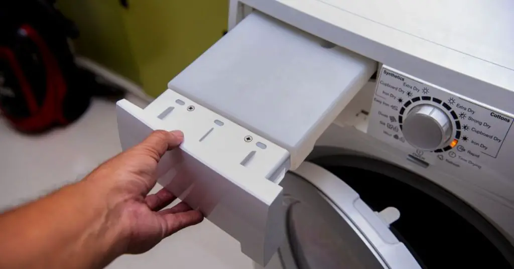 Cleaning The Front-Loading Drawer - HOW TO CLEAN WASHING MACHINE WITH BAKING SODA AND VINEGAR - Clean and Tidy Living