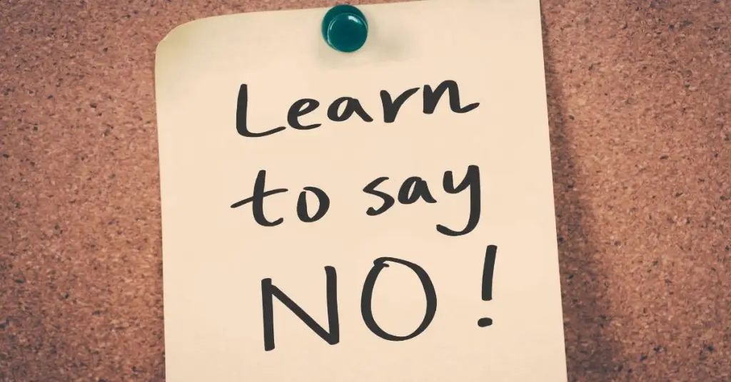 Learning to Say No to Save Time - Clean and Tidy Living