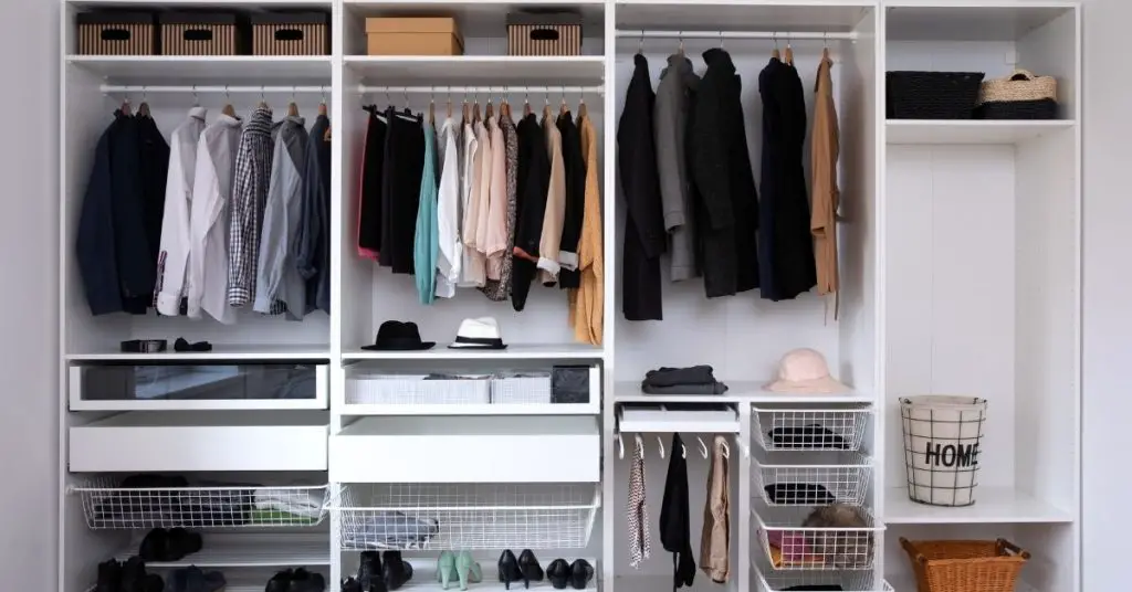 Organized closet using organizing products you never thought of - Clean and Tidy Living