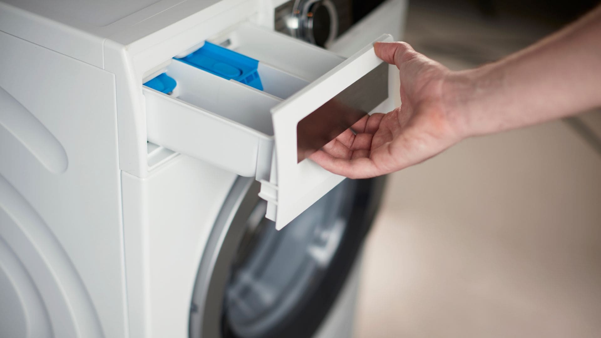 What are the 3 Compartments in a Washing Machine Drawer?