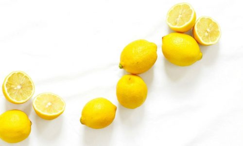 Lemons on White Background - Clean and Tidy Living